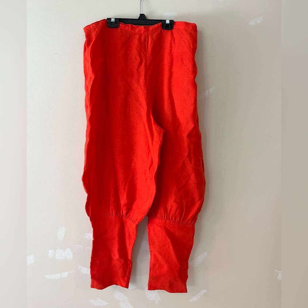 Bryn Walker Linen Red Pants Size XL
